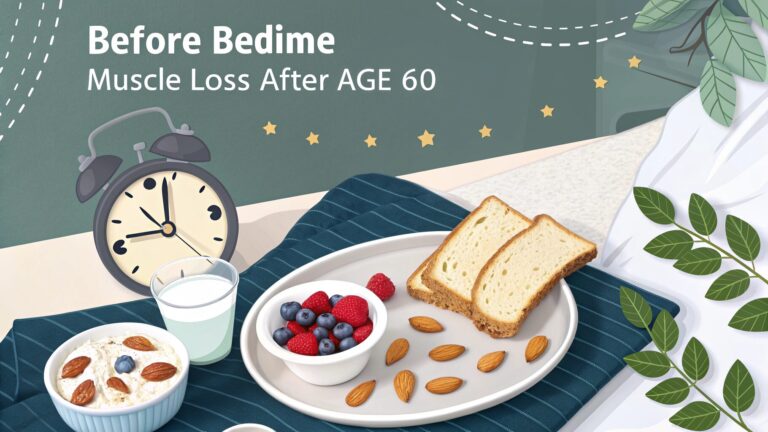 What to Eat Before Bed to Prevent Muscle Loss After 60